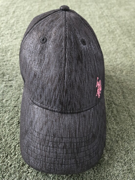 U.S. Polo Assn. Other - US Polo Assn. Adjustable Hat Ball Cap Gray w/Pink Jockey Logo